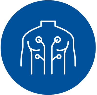 Εικονίδιο Ηλεκτροκαρδιογράφημα (ECG) καρδιάς.